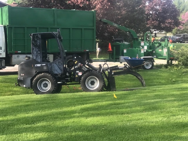 Image of All American Tree Services' tree removal equipment.